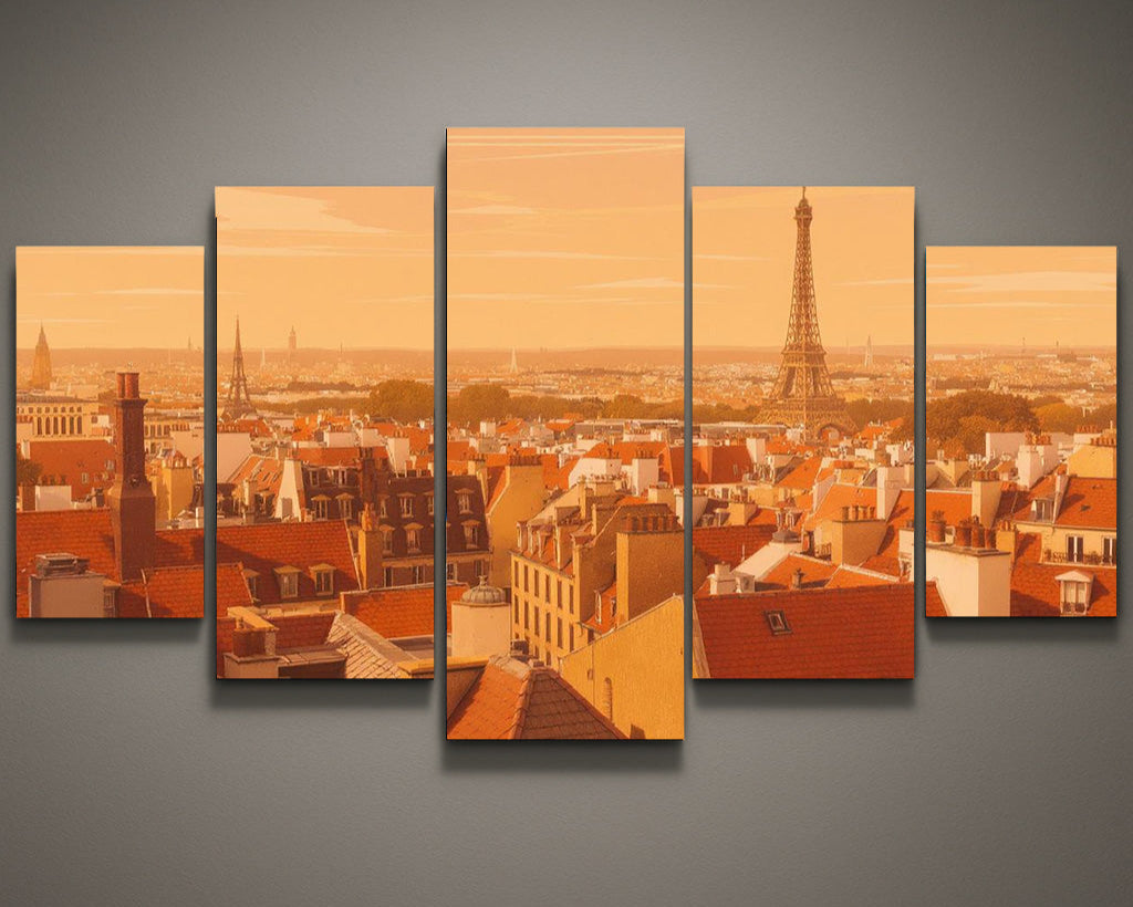 Parisian Rooftop Gold
